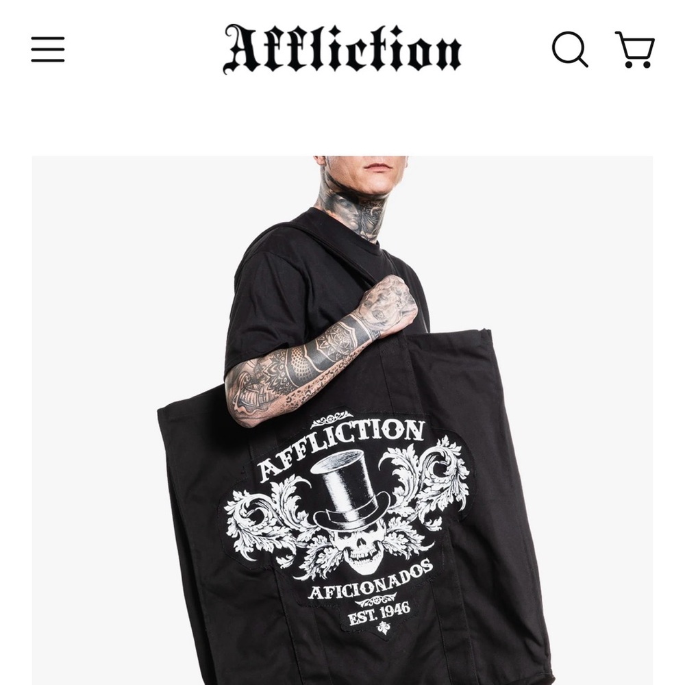 Affliction Oversized Tote Bag - Picture 7 of 8